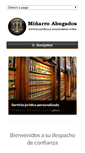 Mobile Screenshot of minarroabogados.com